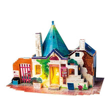 Load image into Gallery viewer, DIY Doll House with Led Light Children Adult Miniature Wooden Model Building Dollhouse