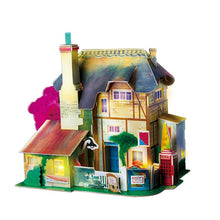 Load image into Gallery viewer, DIY Doll House with Led Light Children Adult Miniature Wooden Model Building Dollhouse