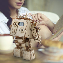 Load image into Gallery viewer, DIY 3D Steampunk Robot Wooden Puzzle Music Box