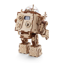 Load image into Gallery viewer, DIY 3D Steampunk Robot Wooden Puzzle Music Box