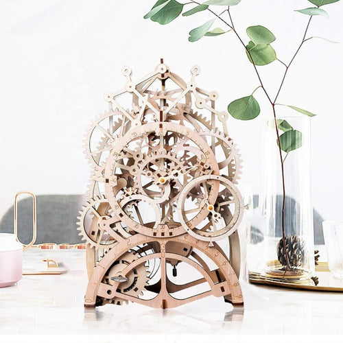 DIY 3D Mechanical Model Wooden Puzzle