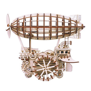 DIY 3D Mechanical Model Wooden Puzzle