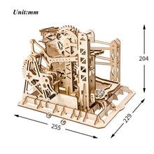 Load image into Gallery viewer, Magic Crash DIY Lift Coaster Magic Creative Marble Run Game Wooden Model Building Kits