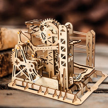 Load image into Gallery viewer, Magic Crash DIY Lift Coaster Magic Creative Marble Run Game Wooden Model Building Kits