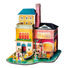 Load image into Gallery viewer, DIY Midsummer in Venice Doll House with Led Light Children Adult Miniature Wooden Model Building Dollhouse