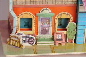 DIY Lost in Colmar Doll House with Led Light Children Adult Miniature Wooden Model Building Dollhouse